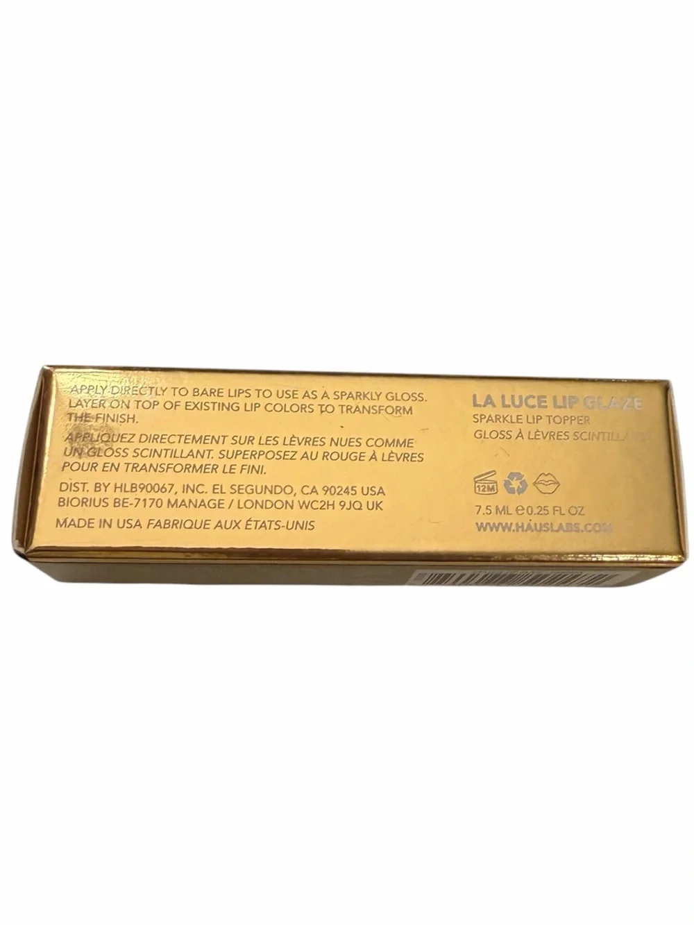 Limited Edition HAUS LABS La Luce Lip‎ Glaze Casa Gaga in Granita SEALED NEW